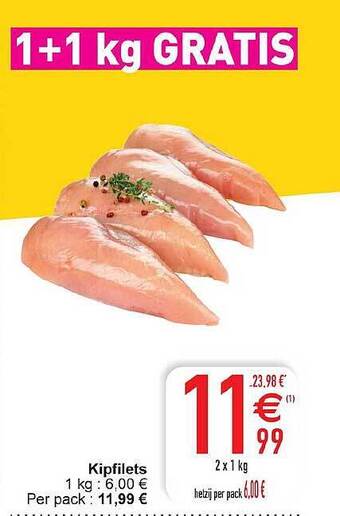 Cora Kipfilets aanbieding