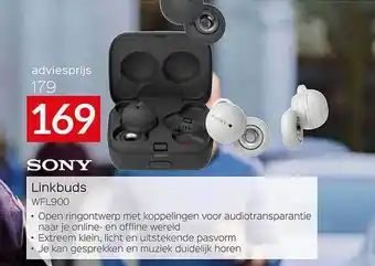 Selexion Sony Linkbuds aanbieding