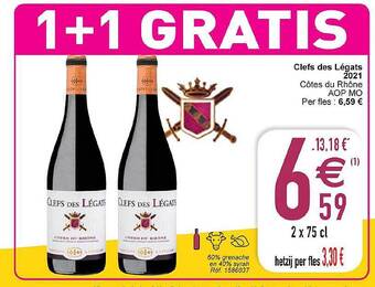 Cora Clefs Des Légats 2021 Côtes Du Rhône aanbieding