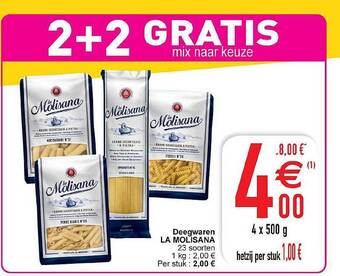 Cora Deegwaren La Molisana aanbieding