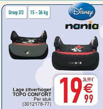 Cora Lage Zitverhoger Topo Confort aanbieding