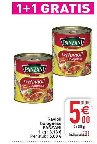 Ravioli Bolognese Panzani