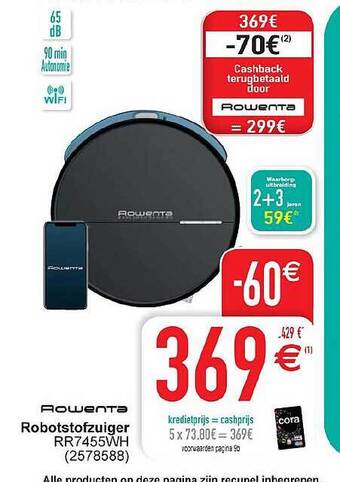 Cora Robotstofzuiger aanbieding