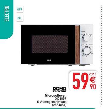 Cora Domo Elektro Microgolfoven aanbieding