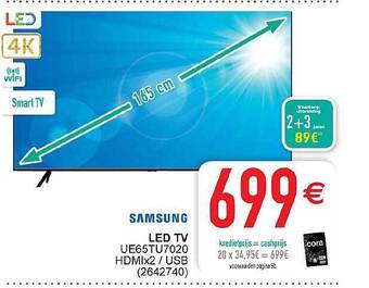 Cora Samsung Led Tv aanbieding