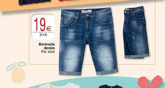 Cora Bermuda Denim aanbieding