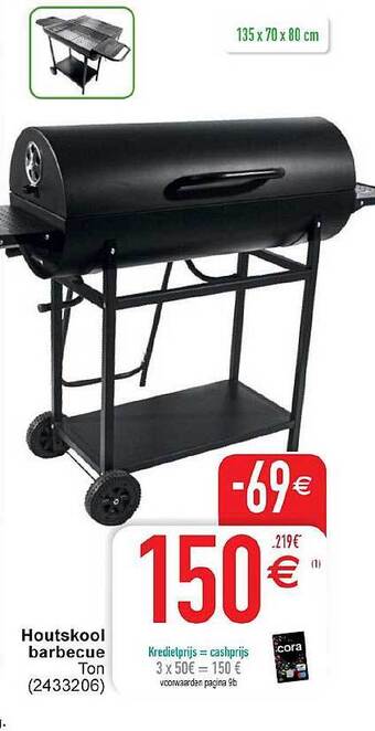 Cora Houtskool Barbecue aanbieding