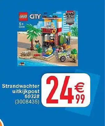 Cora Lego City Strandwachter Uitkijkpost aanbieding