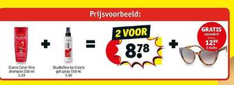Kruidvat Elseve Color Vive Shampoo Studioline Go Create Gel Spray aanbieding