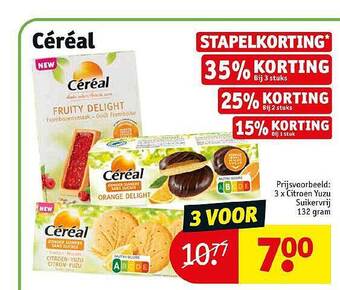 Kruidvat Céréal aanbieding