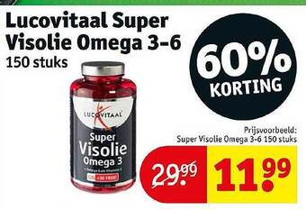Kruidvat Lucovitaal Super Visolie Omega 3-6 aanbieding