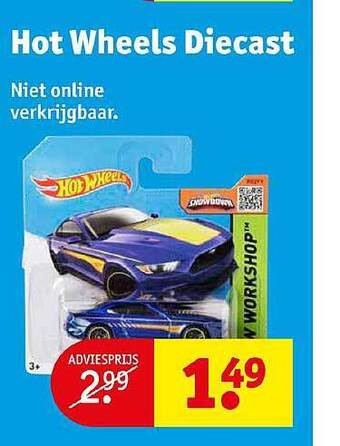 Kruidvat Hot Wheels Diecast aanbieding