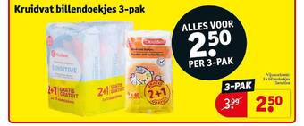 Kruidvat Kruidvat Billendoekjes 3-pak aanbieding