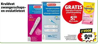 Kruidvat Kruidvat Zwangerschaps- En Ovulatietest aanbieding