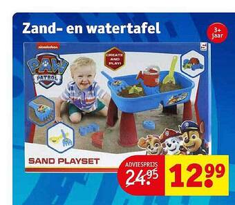 Kruidvat Zand- En Watertafel aanbieding