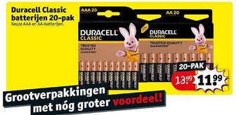 Kruidvat Duracell Classic Batterijen 20-pak aanbieding