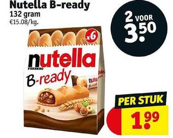 Kruidvat Nutella B-ready aanbieding