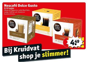 Kruidvat Nescafé Dolce Gusto aanbieding