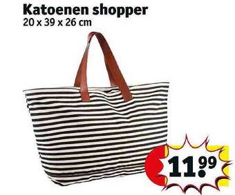 Kruidvat Katoenen Shopper aanbieding