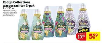 Kruidvat Robijn Collections Wasverzachter 2-pak aanbieding