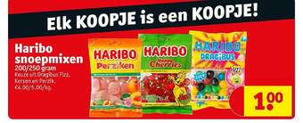 Kruidvat Haribo Snoepmixen aanbieding