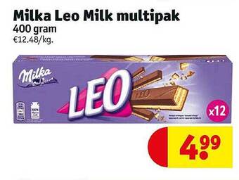 Kruidvat Milka Leo Milk Multipak aanbieding