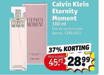 Kruidvat Calvin Klein Eternity Moment aanbieding