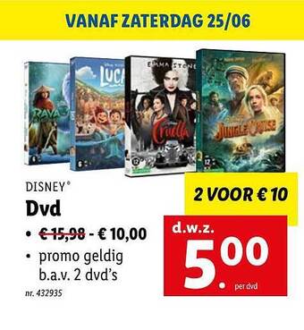Lidl Disney Dvd aanbieding