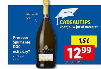 Lidl Prosecco Spumante Doc Extra Dry aanbieding