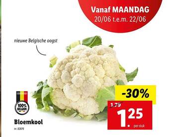 Lidl Bloemkool aanbieding