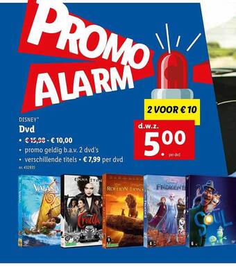 Lidl Disney Dvd aanbieding