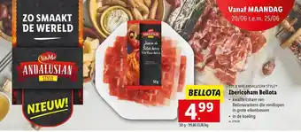 Lidl Sol & Mar Andalusian Style Ibericoham Bellota aanbieding