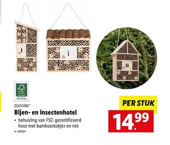 Lidl Zoofari Bijen- En Insectenhotel aanbieding