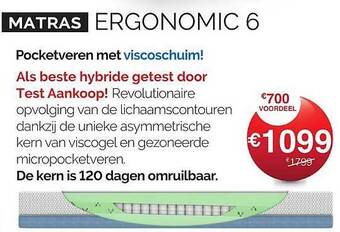 Matras Ergonomic 6