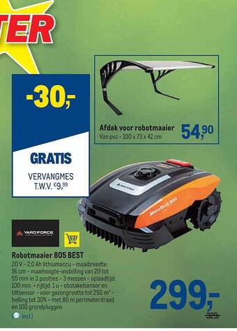 Yard Force Robotmaaier 805 Best