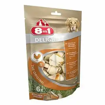 Zooplus 2x210g Delights Kauwbotten S 12 stuks 8in1 Hondensnacks aanbieding