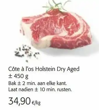 Colruyt Côte à l`os holstein dry aged aanbieding
