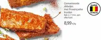 Colruyt Gemarineerde ribbetjes met provençaalse kruiden aanbieding