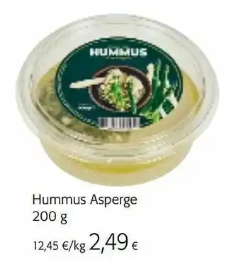 Colruyt Hummus asperge aanbieding