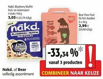 Nakd. of bear volledig assortiment