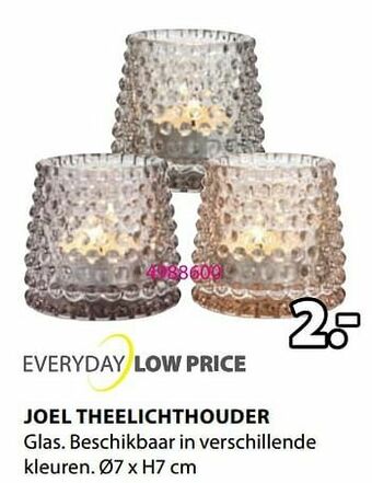 Jysk Joel theelichthouder aanbieding