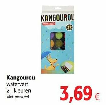 Kangourou waterverf 21 kleuren