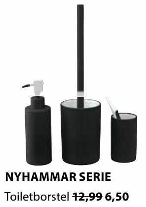Jysk Nyhammar toiletborstel aanbieding