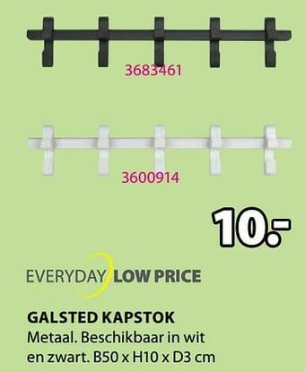 Jysk Galsted kapstok aanbieding