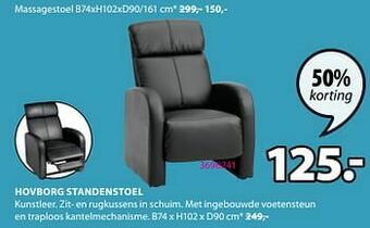 Jysk Hovborg standenstoel aanbieding