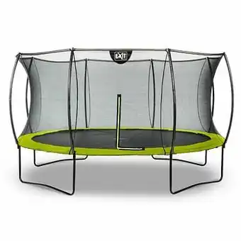 Brico Exit trampoline Silhouette ø427cm groen aanbieding