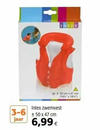 Colruyt Intex zwemvest aanbieding