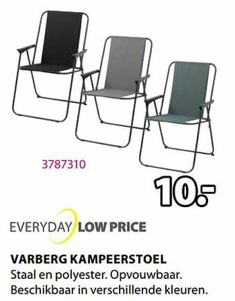 Jysk Varberg kampeerstoel aanbieding