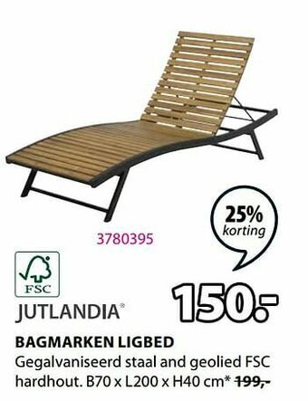 Jysk Bagmarken ligbed aanbieding