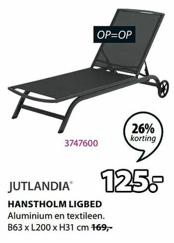 Jysk Hanstholm ligbed aanbieding